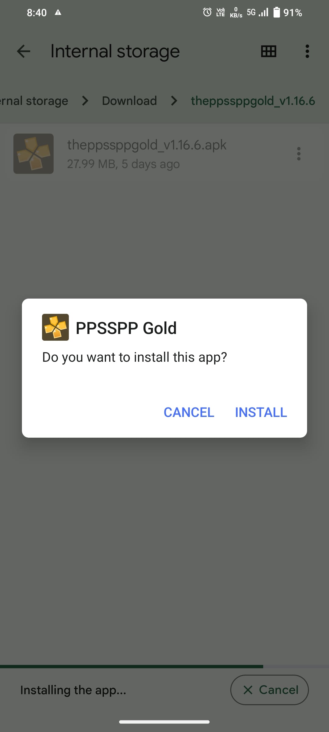 Click on the Install Option-min